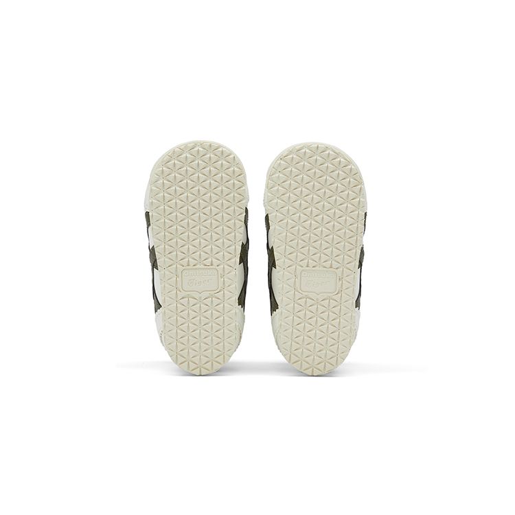 Onitsuka Tiger Mexico Mid Runner TS Comfortable Lightweight Mid-Top Walking Shoes Baby Shoes White 1184A133-102