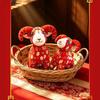 Chinese Zodiac Goat Mascot Doll 2027 Year of Goat Figurine 1Pcs 15/20/25/30cm for Living Room Shelf Decor Festival Present