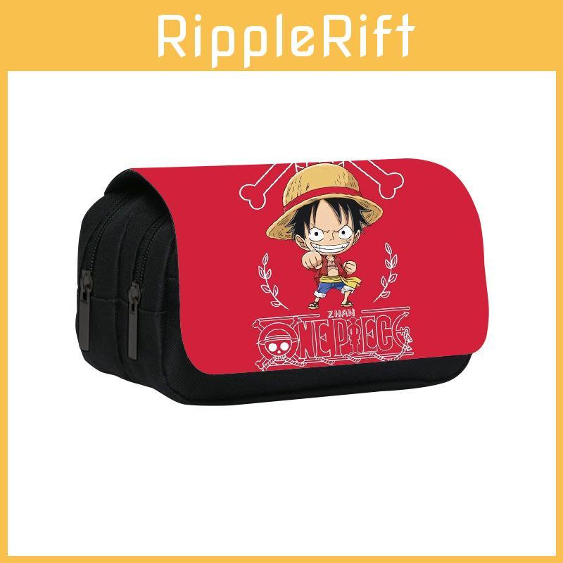 Dual One Piece Compartment Pencil Bag With Waterproof Material For School Use