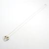 [Pre-owned] TIFFANY 925/750 Heart Ribbon Pendant/Necklace/j50-6
