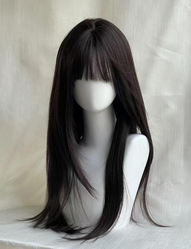 Wielobarwna damska peruka: Puszysty, Wszechstronny, Łatwy w pielęgnacji, Idealny do noszenia na co dzień lub na Halloween