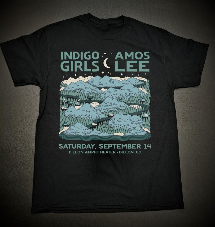 Indigo Girls and Amos Lee American 2024 Tour Gift for Fan T-shirt All Size GC166 XXL