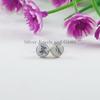Dendrite Opal Stud Earrings, Round Studs, 925 Sterling Silver Studs, Birthday Earrings, Black and White Gemstone, Handmade Studs