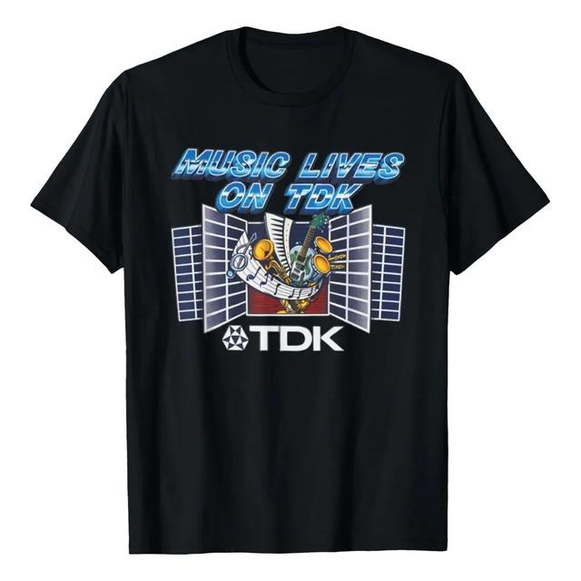 Camiseta Grafica Music Lives On Tdk XL
