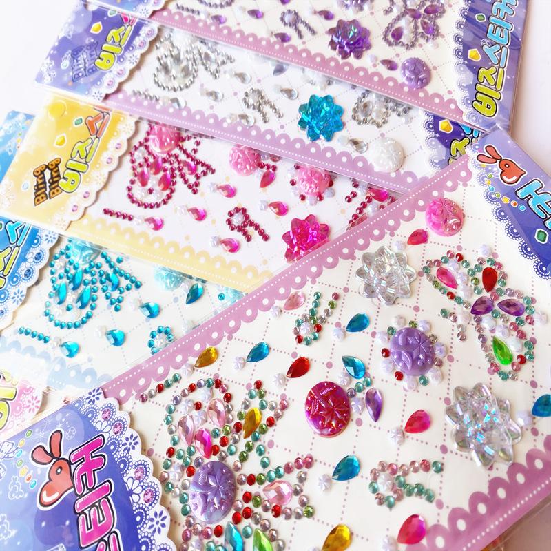 1 PCS Stickers, Acrylic Bracelet Series Children's Cartoon DIY Mobile Phone Diamond Stickers Three-dimensional Stickers Creative Stickers