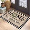 Vintage Pink Heart Entryway Welcome Mat Cute Succulents Area Rug Non-Slip Floor Carpet for Home Kitchen Corridor House Doormat