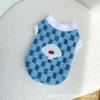 Autumn and Winter Pet Dog Dog Cat Clothes Vest Thickened Warm Cute Go Out Cold Pet Clothing