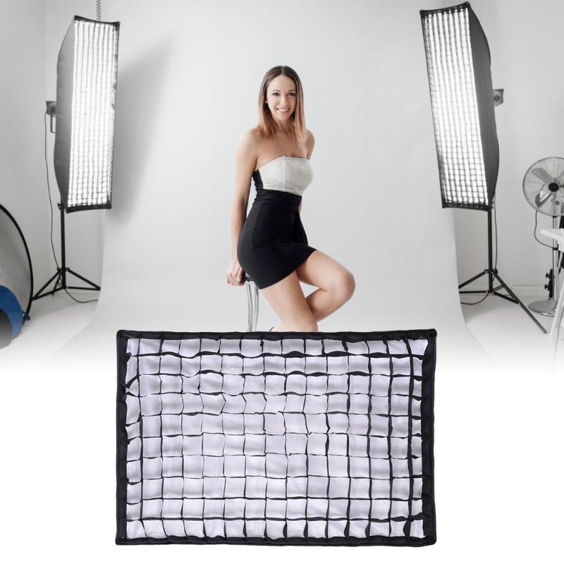 Faltbare Softbox Quadratisch Zellgitter Wabenraster Weiches Licht für Studiofotografie Aufnahmen Softbox Gitter