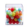 12pcs Clear Acrylic Square Cube Candy Box Treat Gift Boxes Containers for Wedding Party Baby Shower