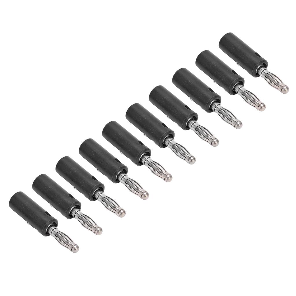 10pcs 22.090 4mm Banana Plug Gold Plated Lantern Banana Plug Connector for Electronic Equipment