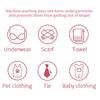 Underwear Laundry Bag Silicone Bra Cleaning Bag Hollow Structure Design Underwear Washing Bag for Home