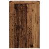 Vidaxl Podstawki Pod Doniczki, 2 Szt., Stare Drewno, 20X20X30 Cm