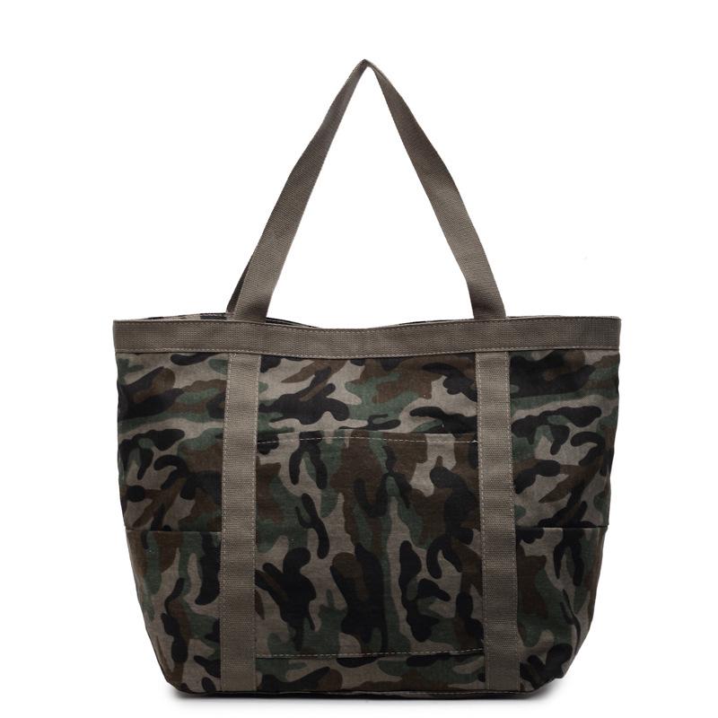 Borsa a Tote in Tela con Stampa Leopardo - Borsa a Spalla di Grande Capacità per Donna, Perfetta per il Tempo Libero o per il Lavoro.