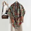 111 mulberry silk square scarf women's 111CM heavy silk shawl Hangzhou silk high-end versatile mother silk scarf