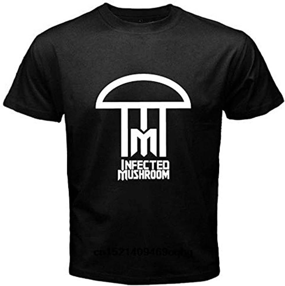 Infected Mushroom T-Shirt Graphic Top Printed Tee Mens Shirt S