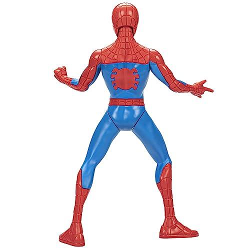 Marvel Spider-Man Thwip Action Figure, 13-inch Superhero Toy for Kids, Ages 5+, Includes Web Blaster Accessory