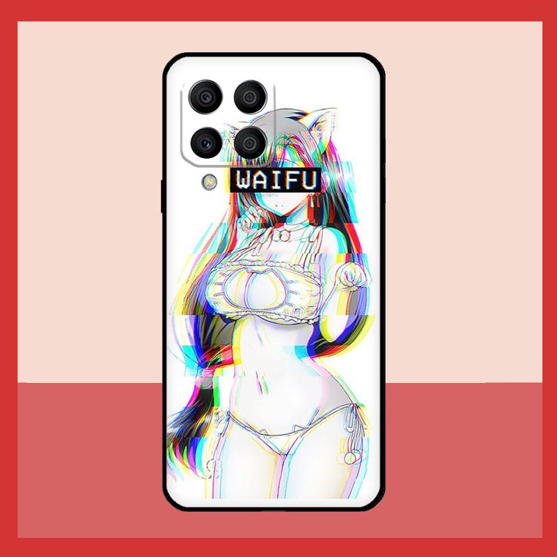 Anime Waifu Girl Case For Samsung Galaxy M52 M32 M53 M16 M11 M21 M31 M35 M12 M13 M14 M15 M36 M56 M55 M34 M54