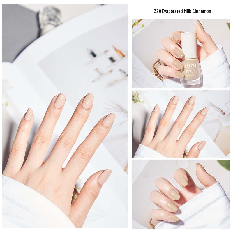 

Kudan Oil-Based Long-Lasting Quick-Dry Non-Peelable Nail Polish Gel, 8ml