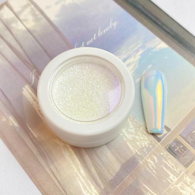 Aurora Iridescent Mermaid Nail Powder - 6 Color-Changing Shades, Internet-Famous Nail Decoration