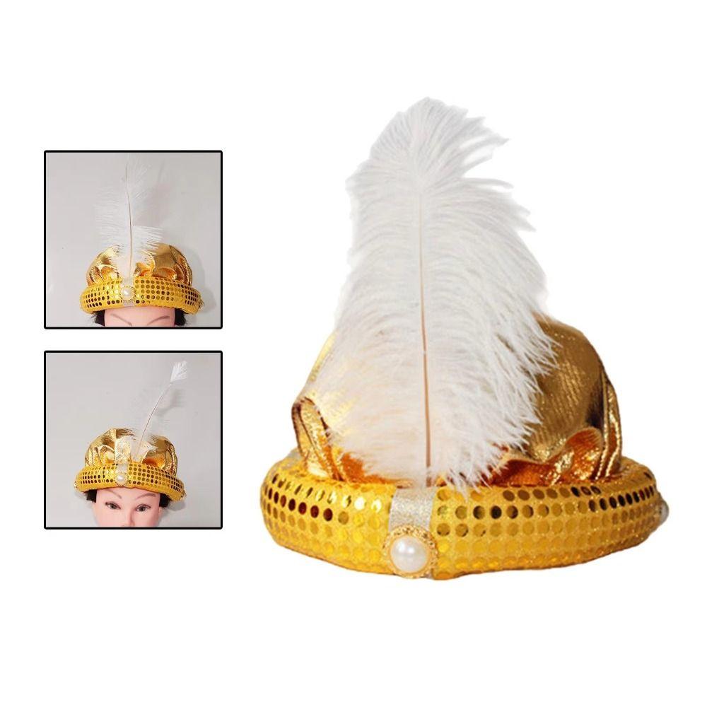 Performance Props Sultan Turban Hats Headpiece Arab Headwear Indian Cap  Men and Women