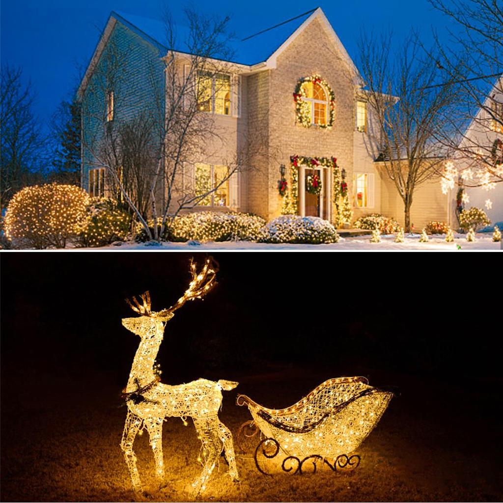 Solar 10m100m Led Fast Charge Light Outdoor Lamp String Lights For Holiday Christmas Party Waterproof Fairy Lights Garden Garland