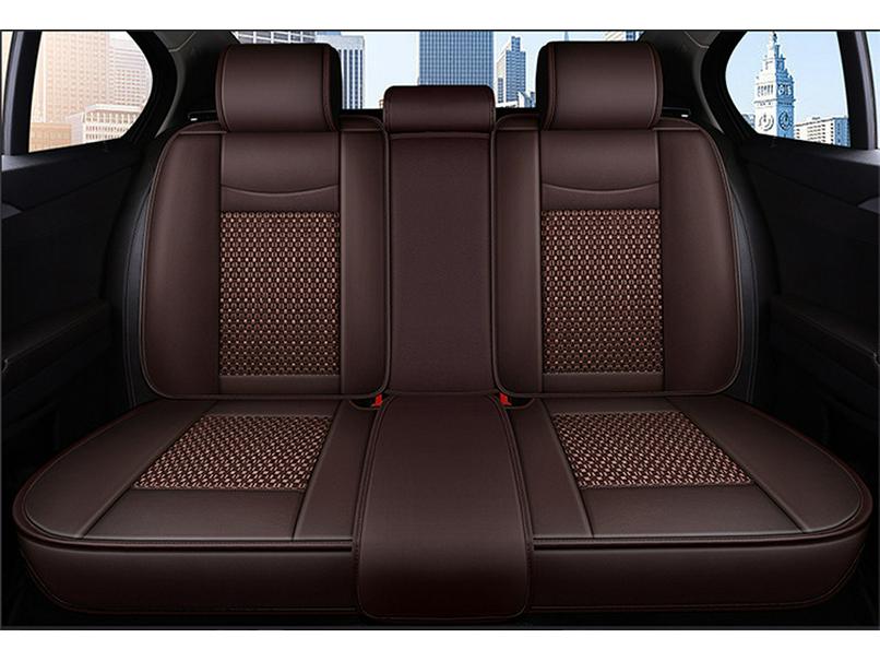 Ice Silk Car Seat Cushion, Four Seasons Universal Fit for Nissan Models: Tiida, Livina, Qashqai, Bluebird - Model B-54