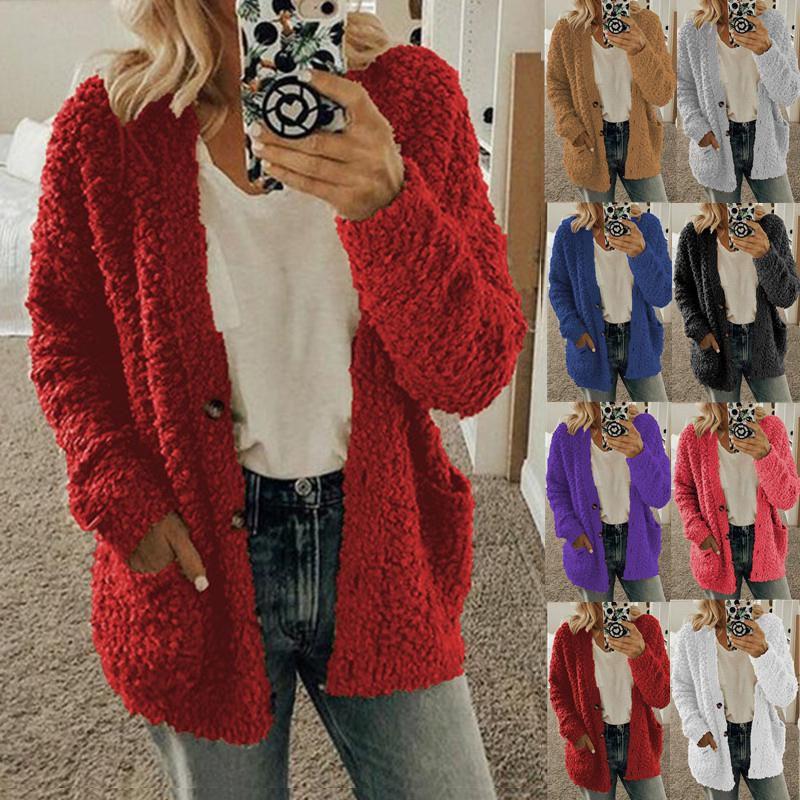 Cozy Plus Size Women Bear Coat Fleece Jacket Perfect For Chilly Autumn Days