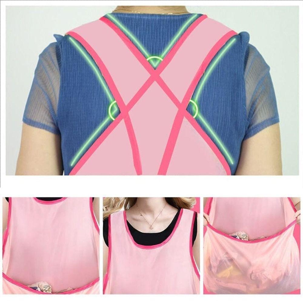 Clothes Drying Tools Portable Clothes Drying Apron Water Proof Matching Apron Wet Laundry Apron
