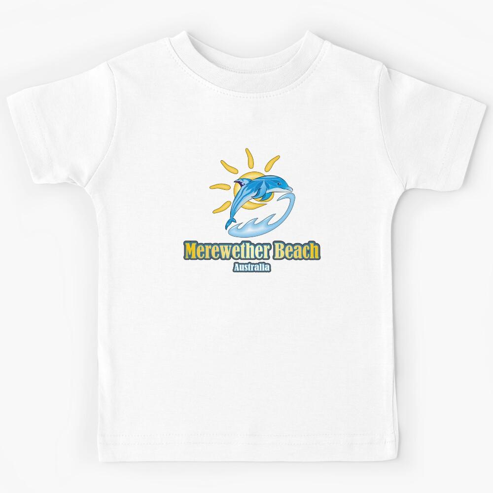 Merewether Beach Australia dolphin Kids T-Shirt 110