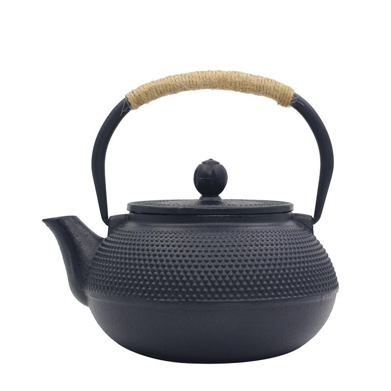 SCAONORCH Japonská litinová konvice na čaj s nerezovým nálevníkem Litinová konvice na čaj pro vaření vody Oolong čaj 900ML