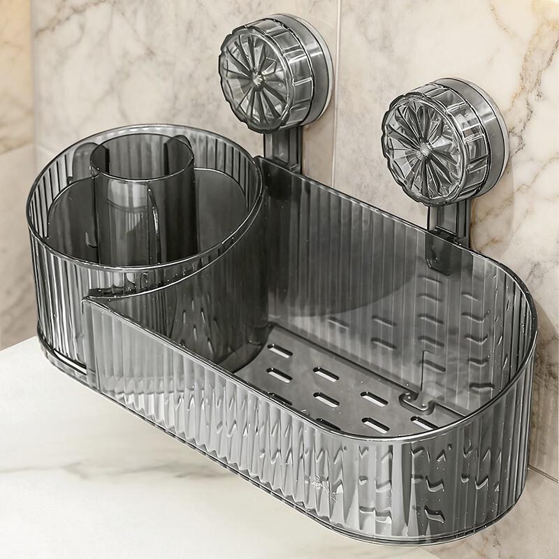 

LISM Rotatable Suction Cup Bathroom Shelf