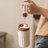 Creative Thermal Water Bottle 450ML Coffee Thermos Cup Outdoor Insulated Mug  Household