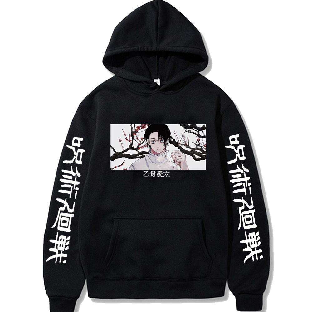 

Jujutsu Kaisen Оккоцу Юто Графические Худи Винтажный Оверсайз Худи с Капюшоном Толстовка с Длинными Рукавами Худи Мужская Женская Одежда S