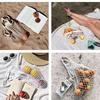 Foldable Pure Cotton Mesh Shopping Bag - Portable Handheld Fruit & Vegetable Storage