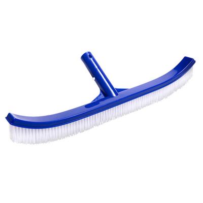 Rubber Pool Brush Head 45cm Long Cleaning Brush Pool Floor Walls High-Efficiency Curved Ends Scrub Brush