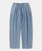 Columbia University M-Label Loose-Fit Pintuck Denim Pants_Light Jean