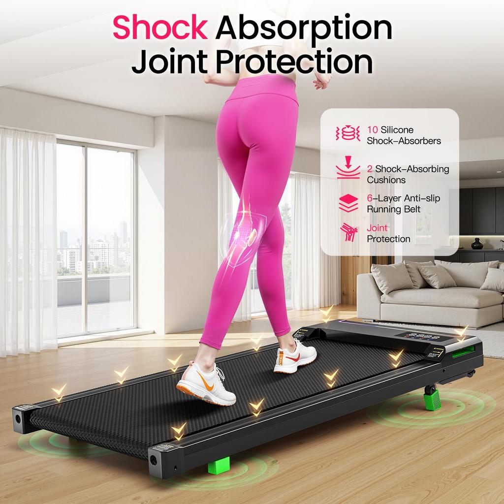 Akluer P03B Walking Pad, Under Desk Treadmill with Remote Control