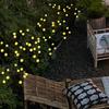 6/10LED Solar Firefly Lamp Outdoor Garden Fairy Lights Warm White Lawn Courtyard Decoration Solar Powered Street Terrace Lamp