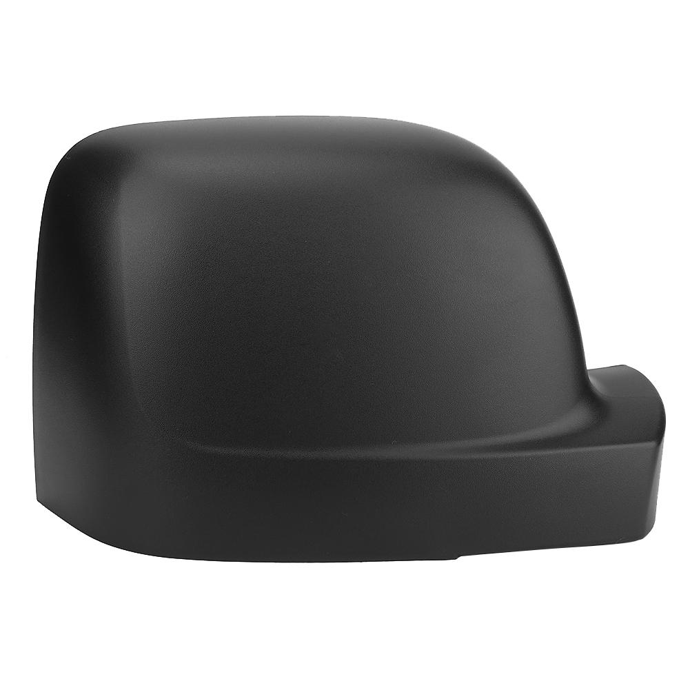 Paar Mattschwarze ABS Rückspiegelabdeckung Passend für Fiat Talento 2016  (Recht)