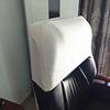 Solid Color Elastic Office Chair Backrest Cover Comfortable Backrest Slipcover Chair Back Sleeves
