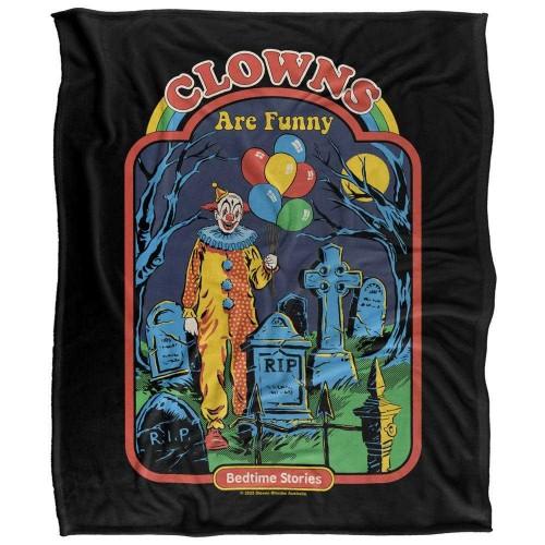 Steven Rhodes Clowns Are Funny Soft Touch Blanket
