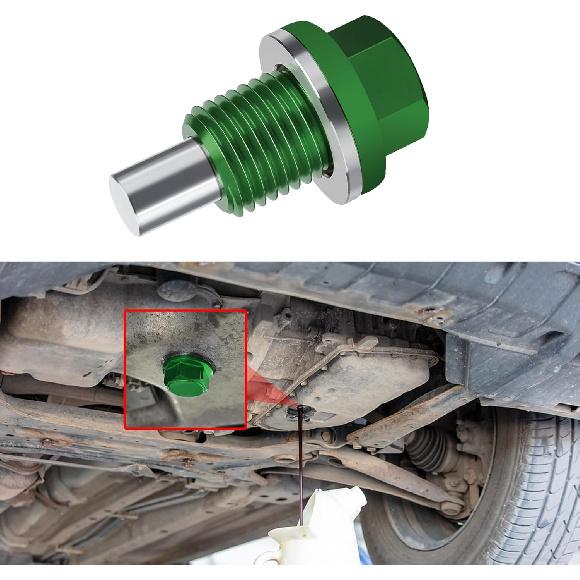 M14×1.5 Magnetic Oil Drain Plug, Transmission Oil Plug, Oil Pan Sump Drain Nut Bolt Screw Repair Kit, Car Magnetic Oil Drain Plug Removal Tool for