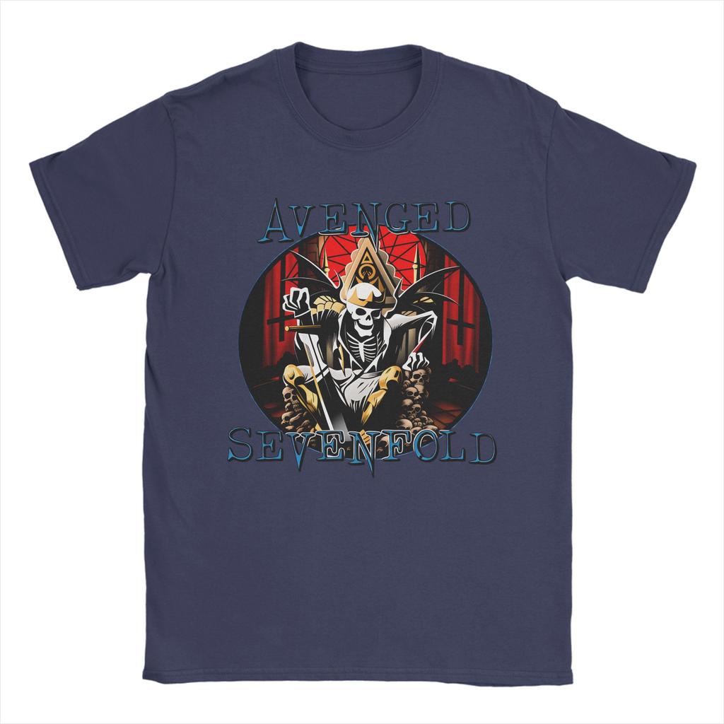 Unisexs TShirts Avenged Sevenfold Band Funny 100 Cotton Tee Shirt Short Sleeve T Shirts O Neck Clothes Printed