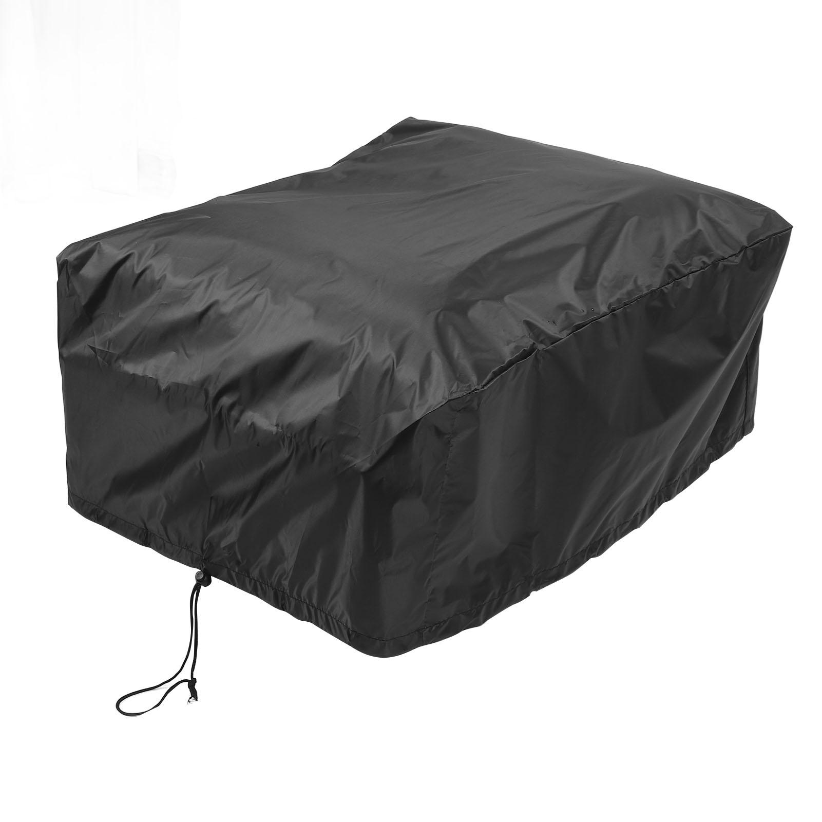 

RV Air Conditioner Cover with Drawstring 210D Oxford Fabric Water Resistant Sun Block RV Roof Top AC Protection for Large Size: 42.5x30x14.25 Inches