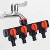 4 Way Tap Connector Garden Manifold Hose Pipe Splitter Adapter Water Faucet