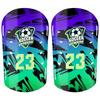 Professional Soccer Shin Guards With Sublimation Print Training Match Use