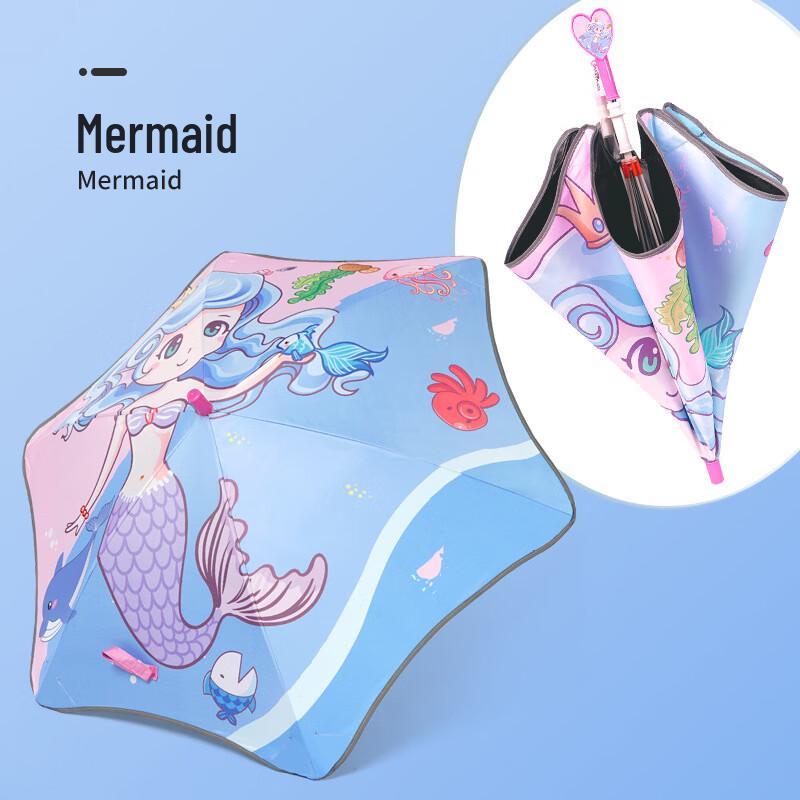 Nanjiao Kids Ice Princess UV Protection Straight Umbrella