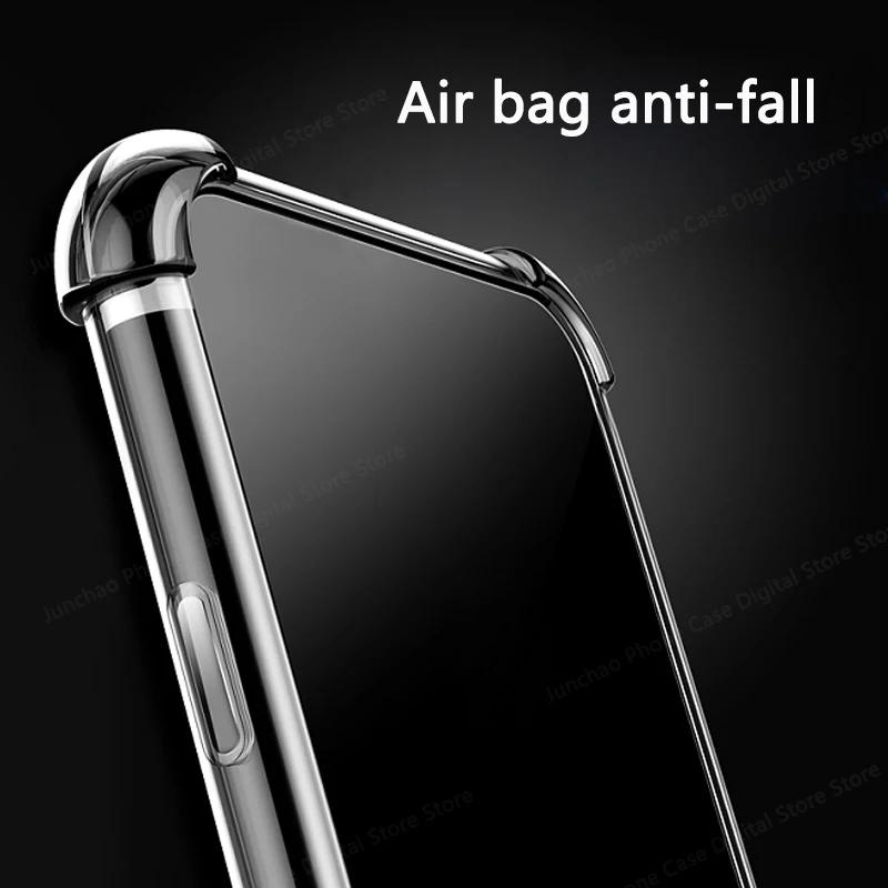 Lämplig för Samsung Galaxy A03 Core-fodral Förtjockad krockkudde Stötsäker Klar Mjuk TPU-telefonfodral Transparent baksida A 03 kärna