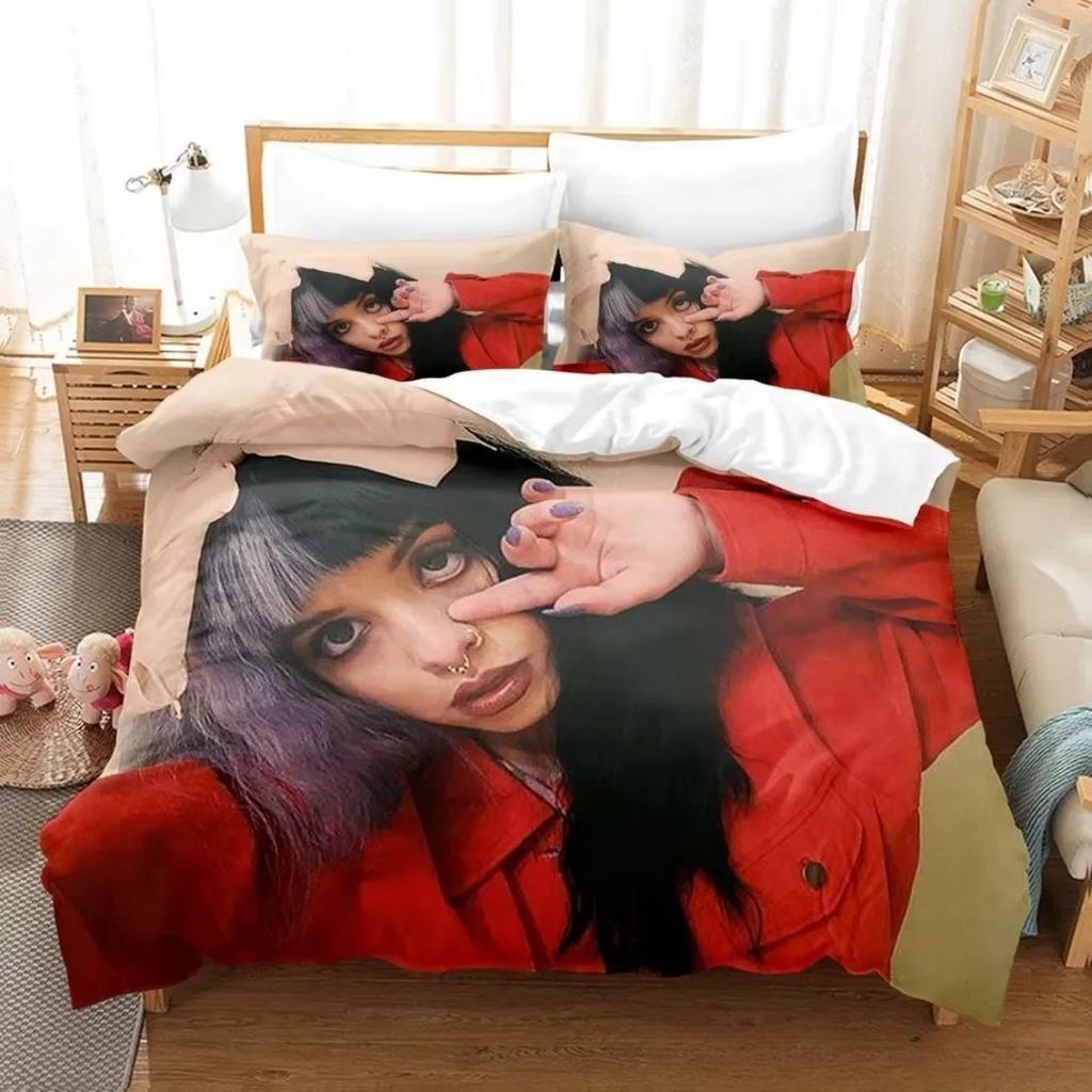 Singers M-Melanie Martinez Beding Set Pilowcase 3D Print Dolhouse album Soft Duvet Cover Young Boys Young Girls Adult Peoples Gifts