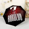 Cristiano Ronaldo Automatic Umbrella Folding Umbrella with 8 Ribs Compact Design for Women/Men Fashion Lovers Perfect Birthday Christmas Gift Idea